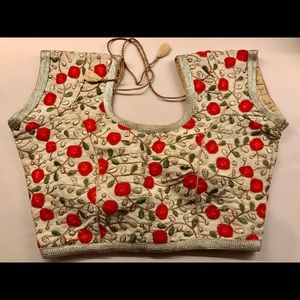 Pretty embroidered blouse/choli